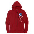 Hartford Athletic 5 Star Full Zip Hoodie Classic Red