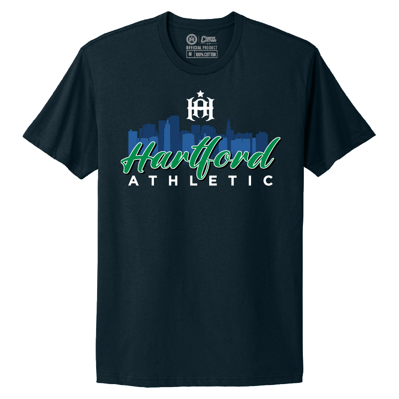 Hartford Athletic Athletic Skyline T-Shirt Midnight Navy