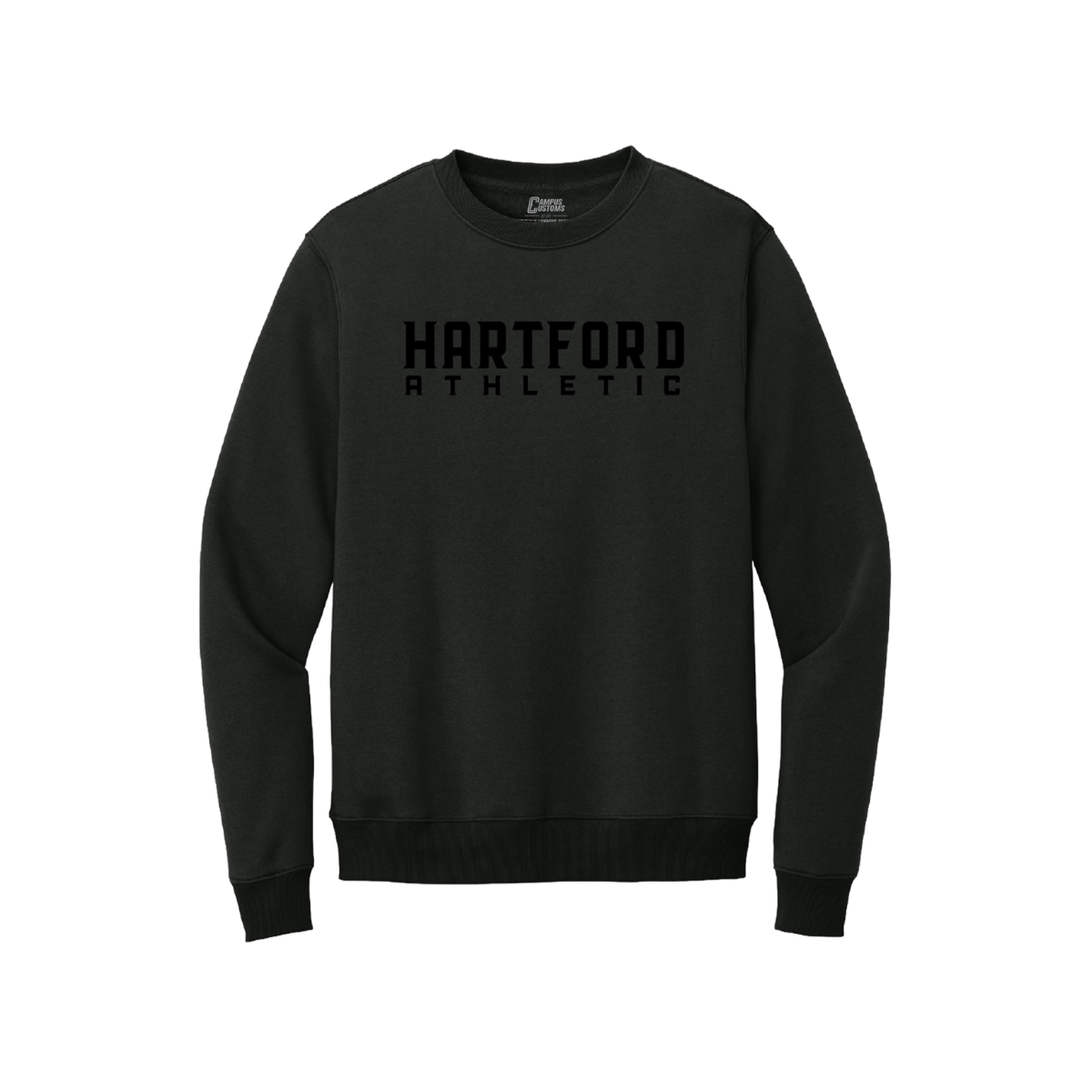 Hartford Athletic Black on Black Crewneck
