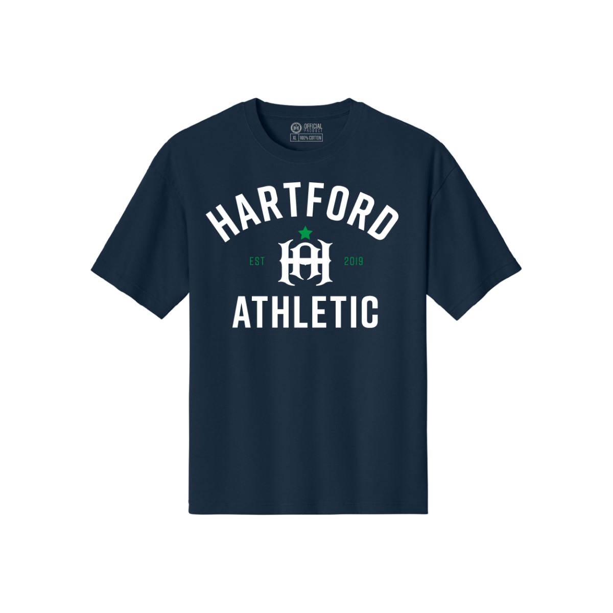 Hartford Athletic Classic Wordmark T-Shirt Navy