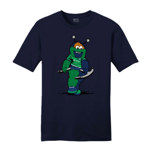 Hartford Athletic Dillon Anchor Down T-Shirt New Navy