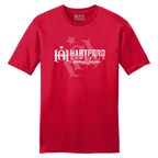 Hartford Athletic Distressed Crest T-Shirt Fiery Red