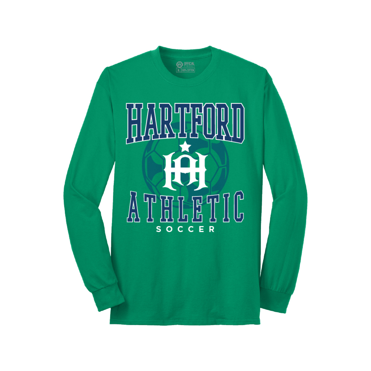 Hartford Athletic Game Day Long Sleeve T-Shirt Kelly