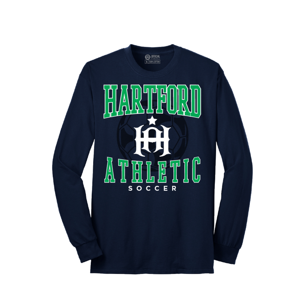 Hartford Athletic Game Day Long Sleeve T-Shirt Navy