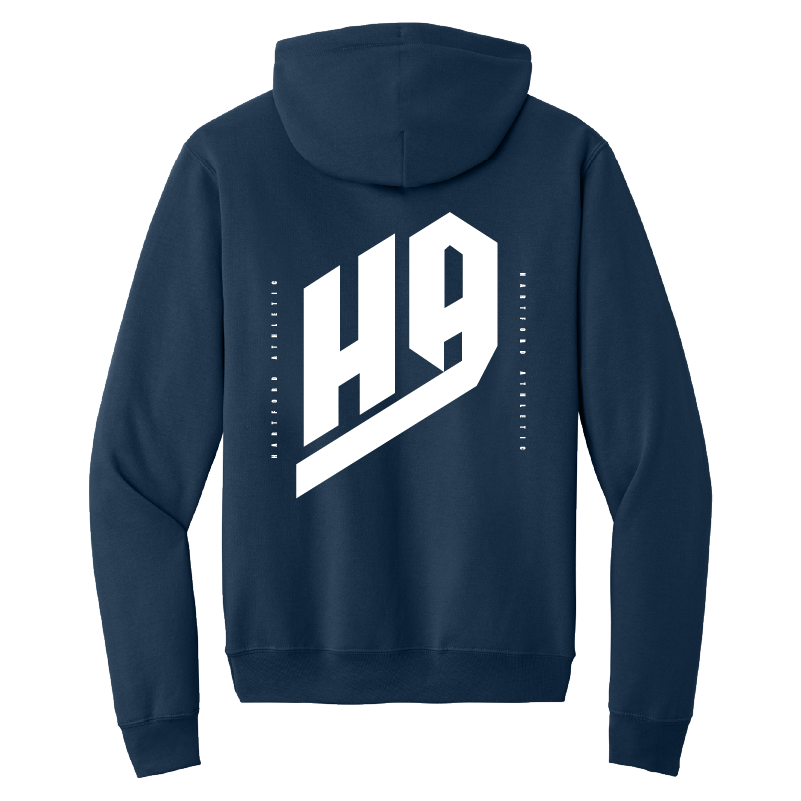 Hartford Athletic "HA" Hoodie Navy Back