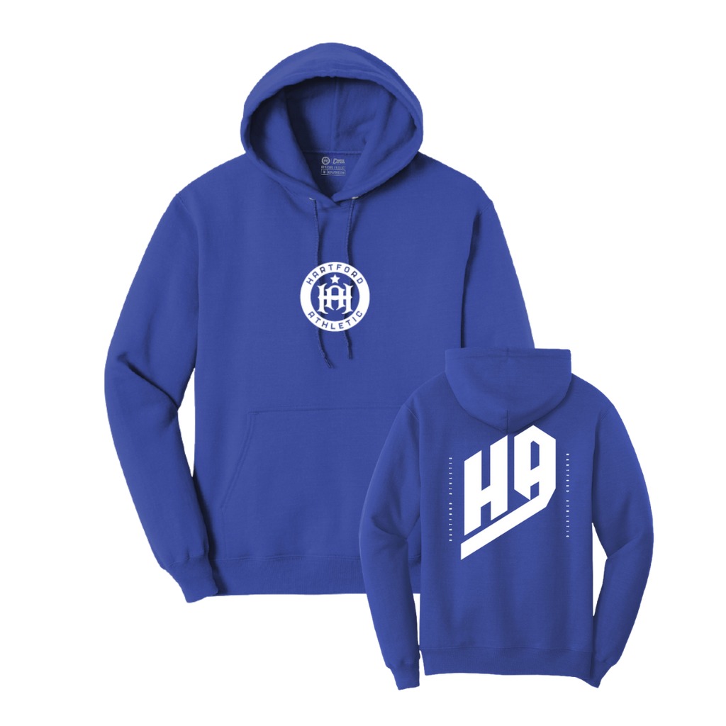 Hartford Athletic "HA" Hoodie Royal Both