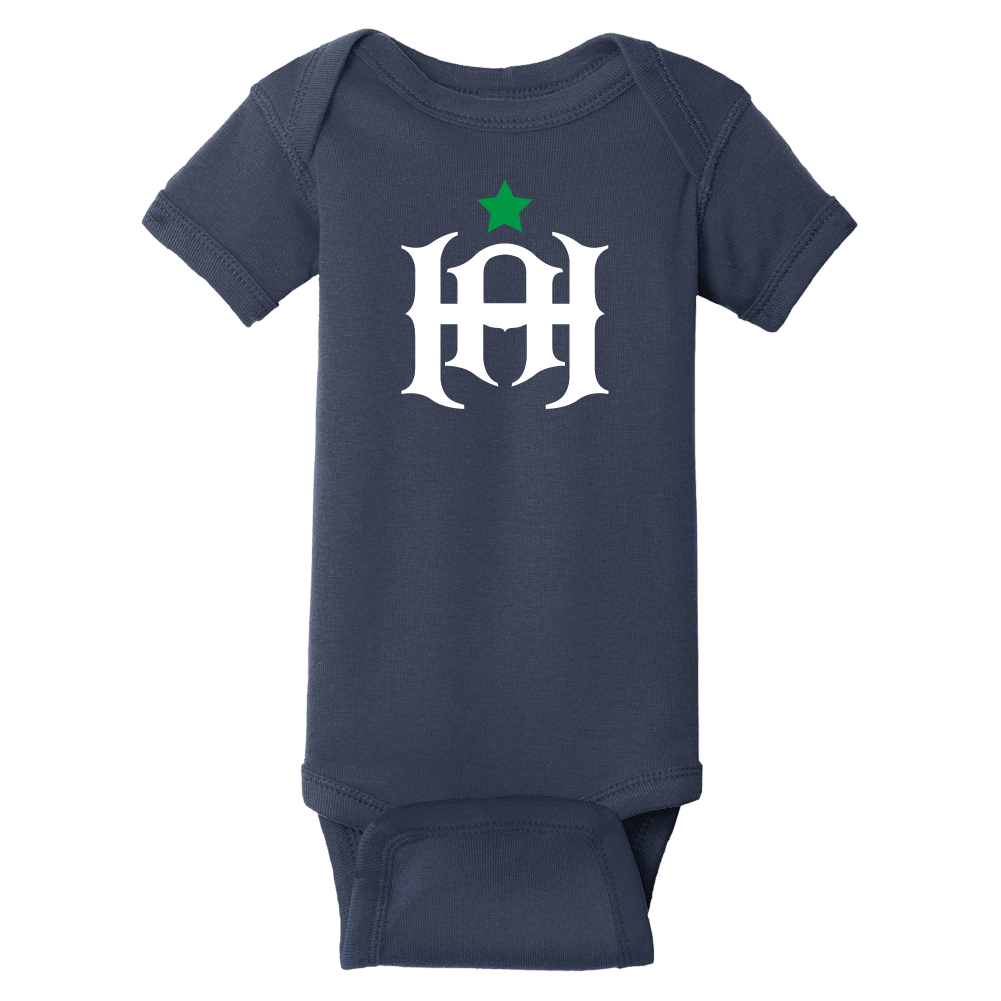 Hartford Athletic Infant H Logo Onesie Navy