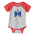 Hartford Athletic Infant H Logo Raglan Onesie Red