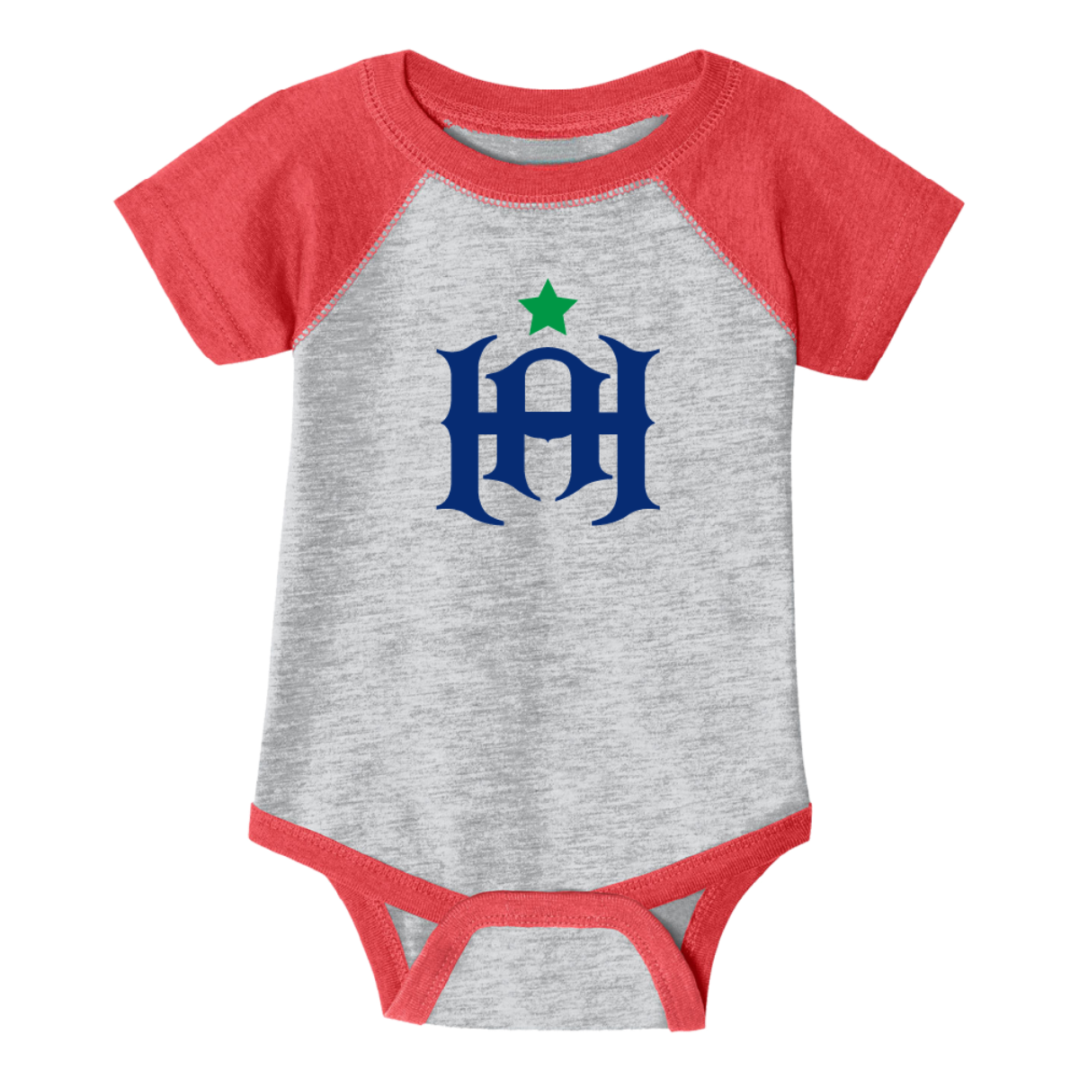 Hartford Athletic Infant H Logo Raglan Onesie Red