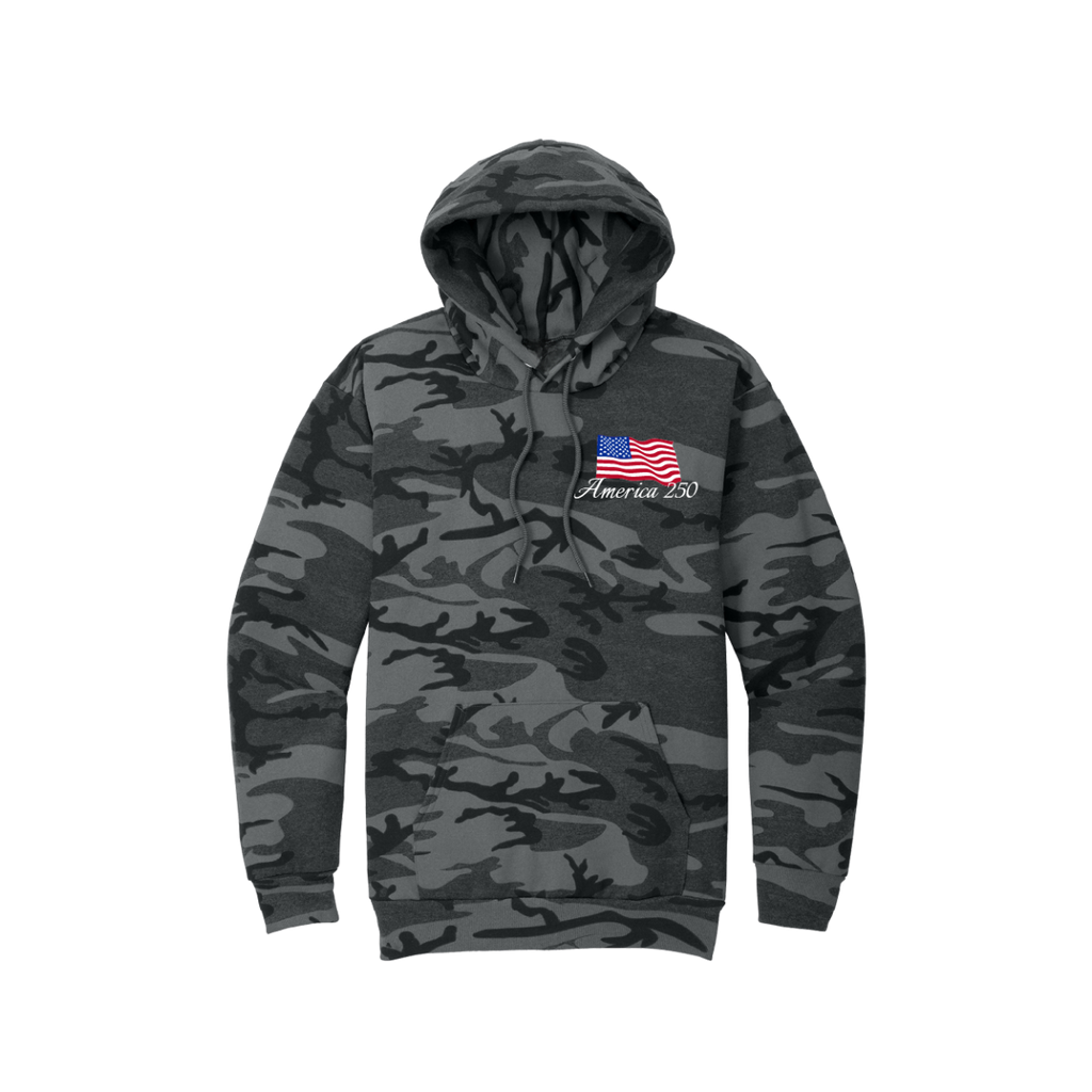 Hartford Athletic Military Appreciation Camo Hoodie Black Front