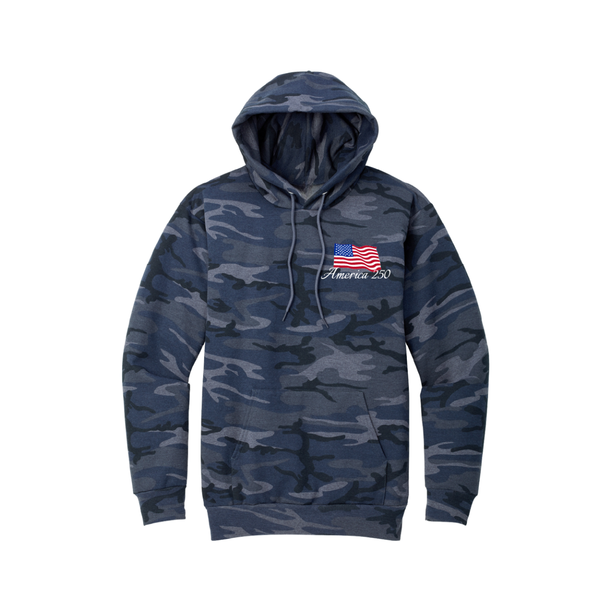 Hartford Athletic Military Appreciation Camo Hoodie Navy Front