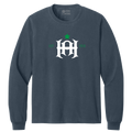 Hartford Athletic Monogram Crewneck Washed Navy