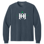 Hartford Athletic Monogram Crewneck Washed Navy