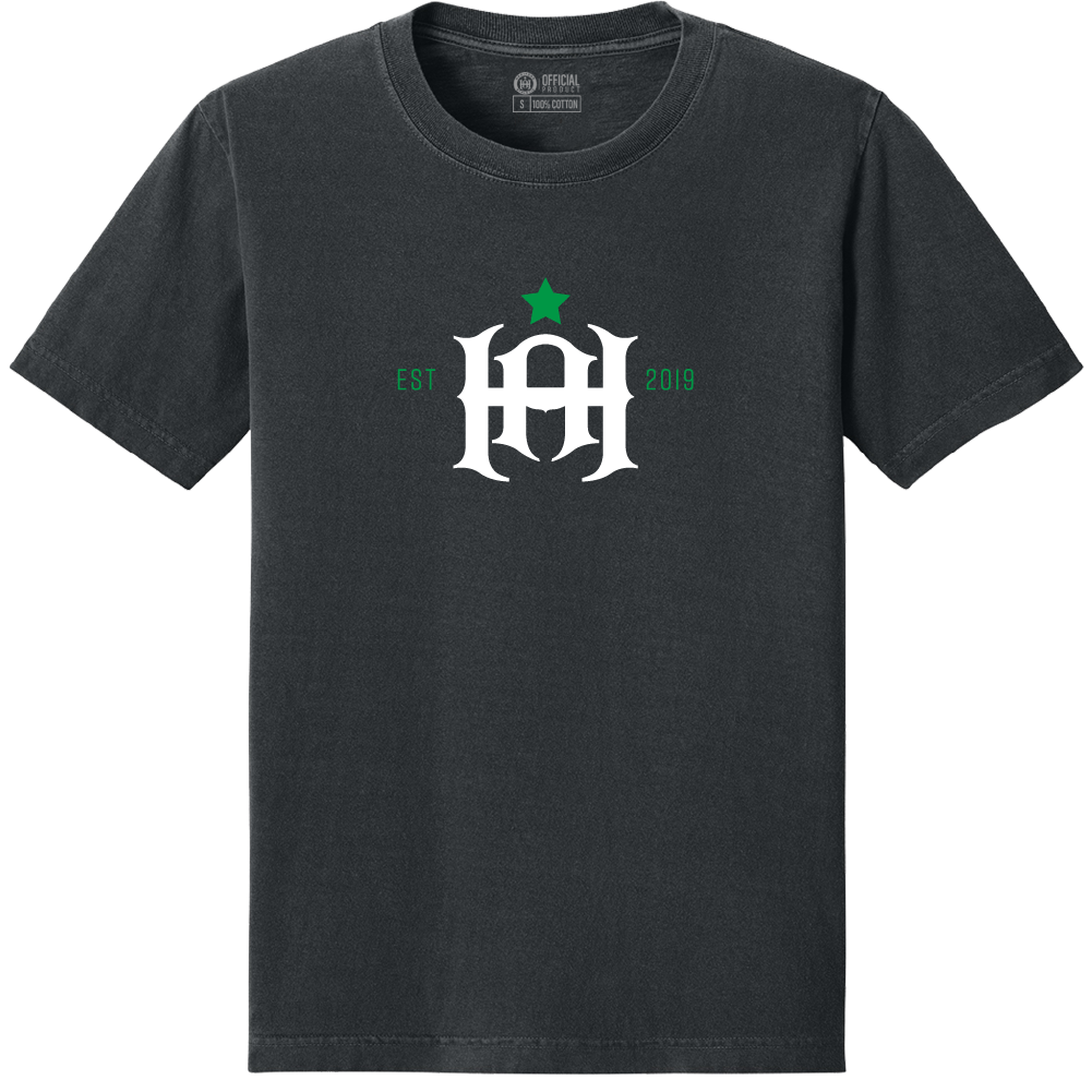 Hartford Athletic Monogram T-Shirt Washed Black