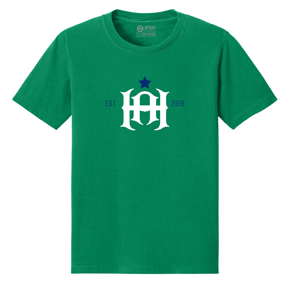 Hartford Athletic Monogram T-Shirt Washed Kelly