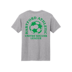 Hartford Athletic Retro League T-Shirt Heather Grey Back