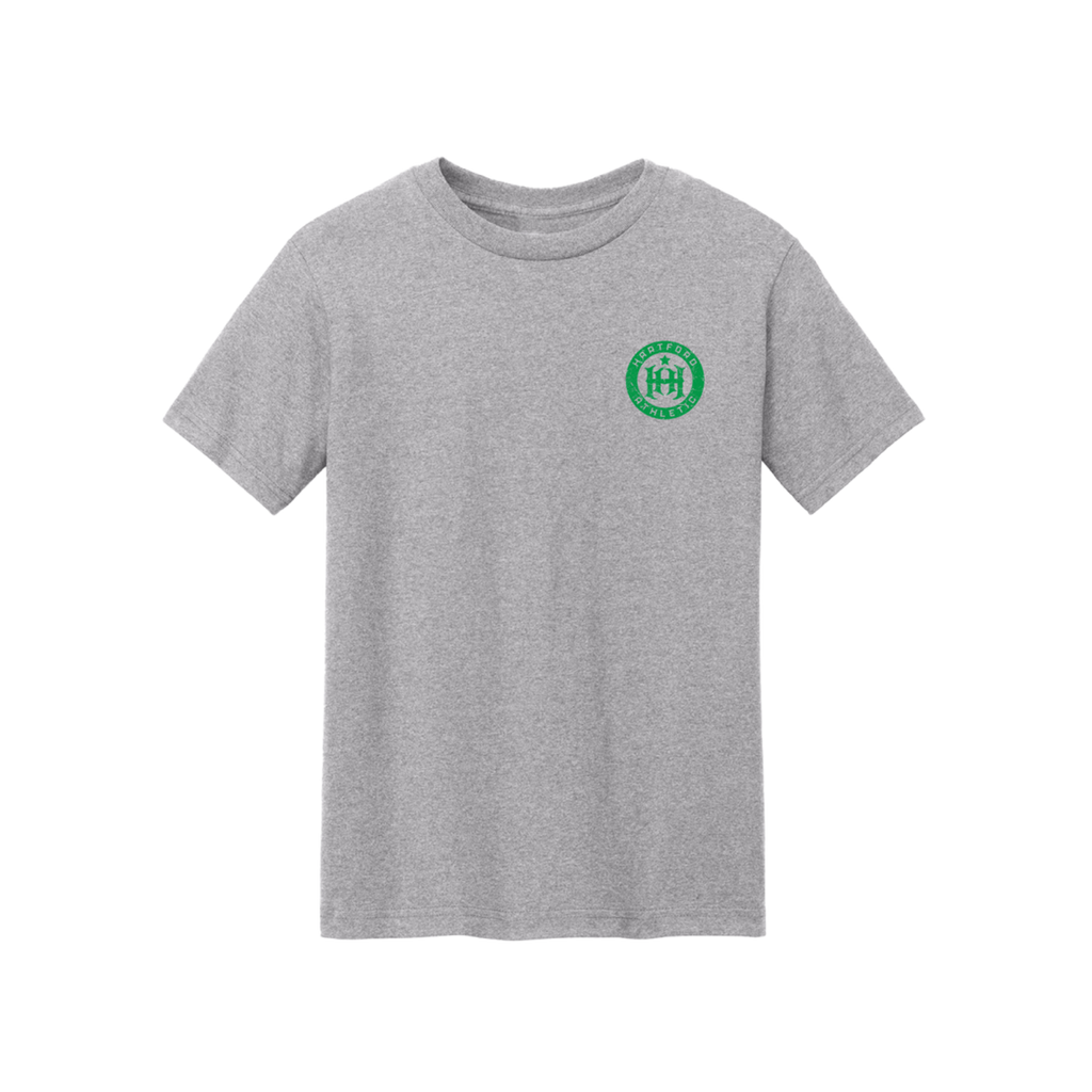 Hartford Athletic Retro League T-Shirt Heather Grey Front