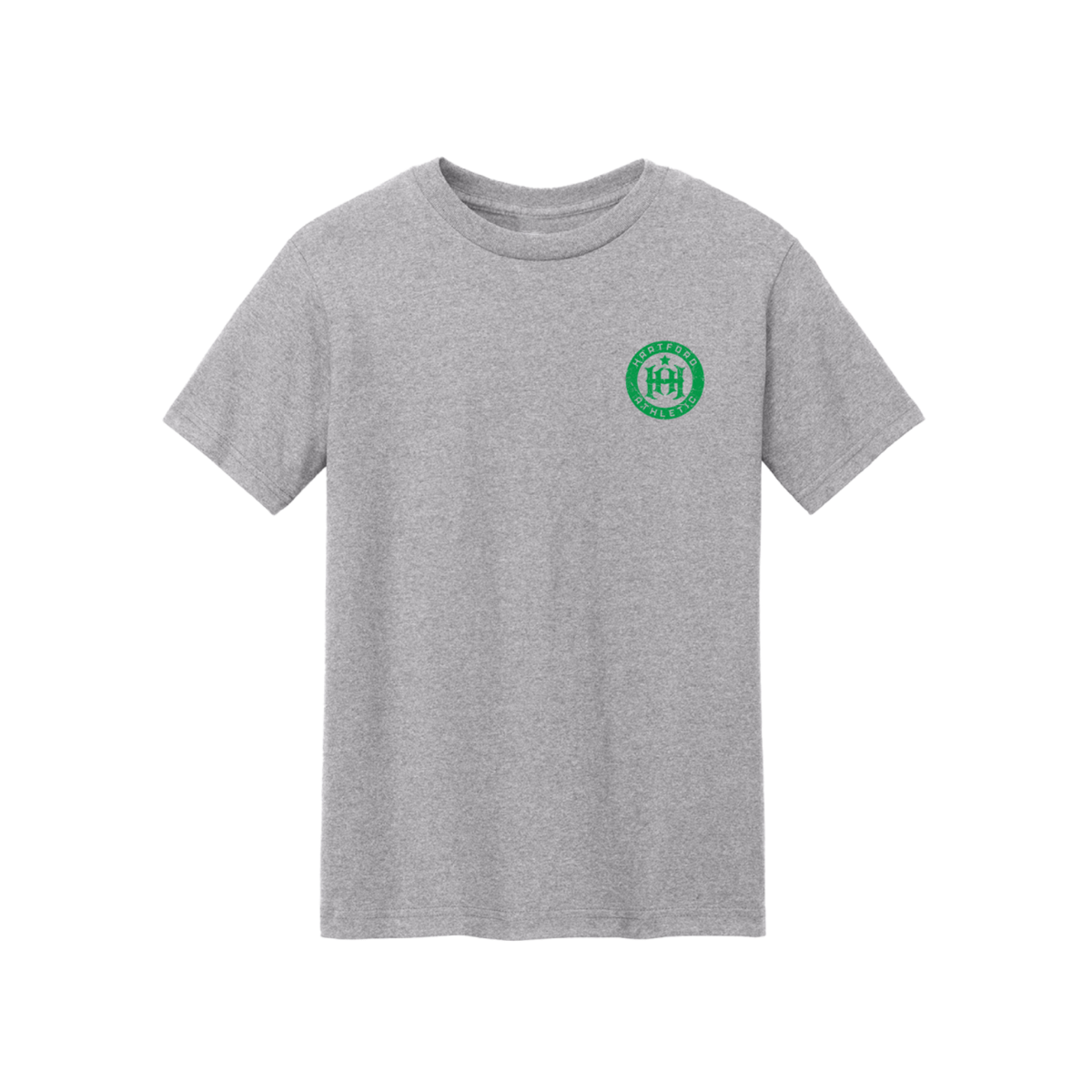 Hartford Athletic Retro League T-Shirt Heather Grey Front