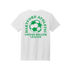 Hartford Athletic Retro League T-Shirt Heather White Back