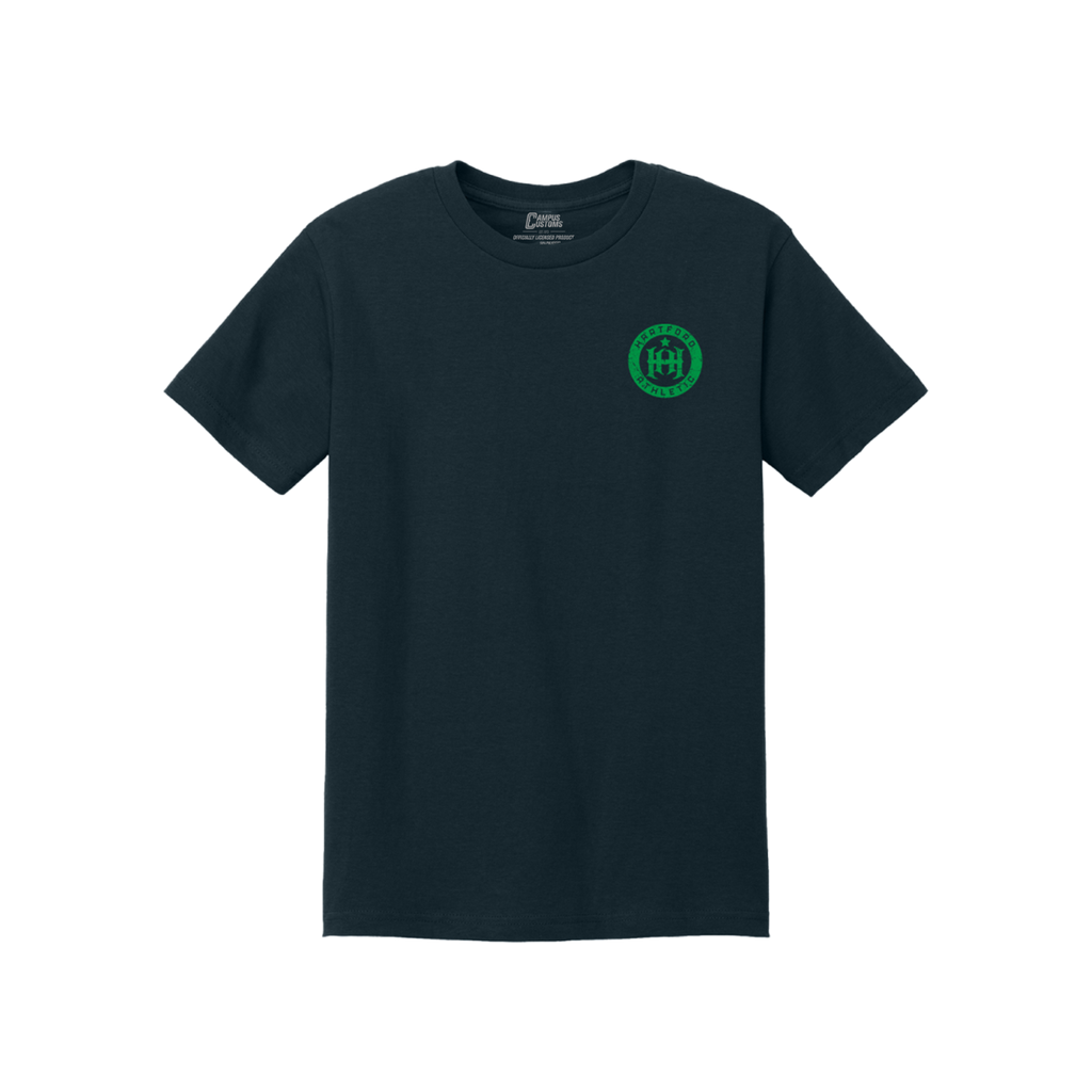 Hartford Athletic Retro League T-Shirt Navy Front