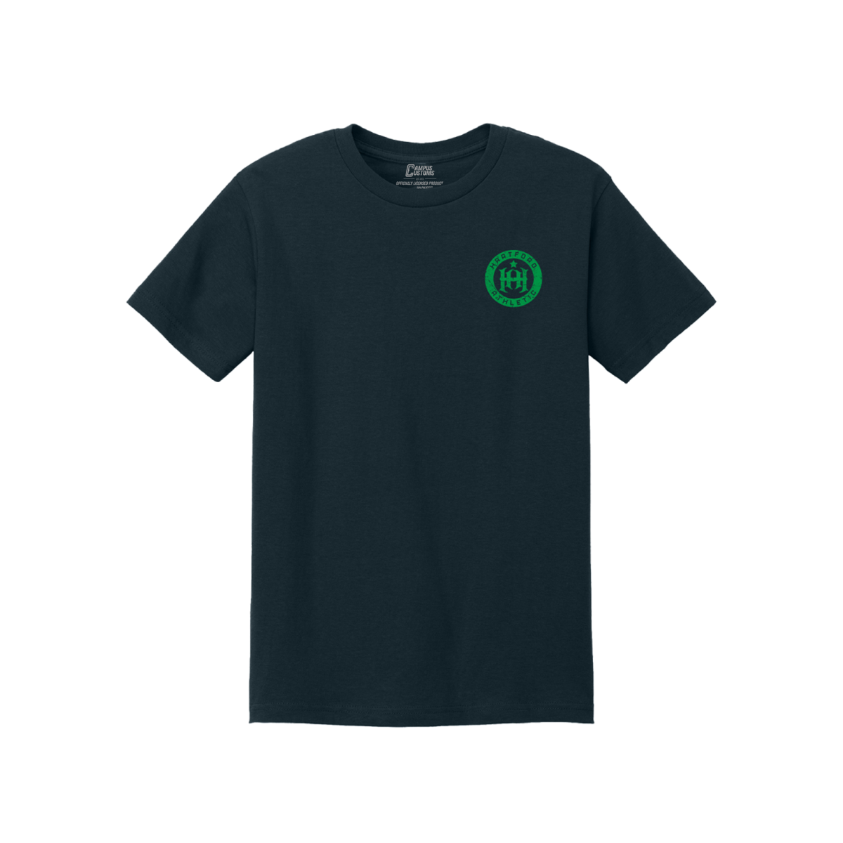 Hartford Athletic Retro League T-Shirt Navy Front