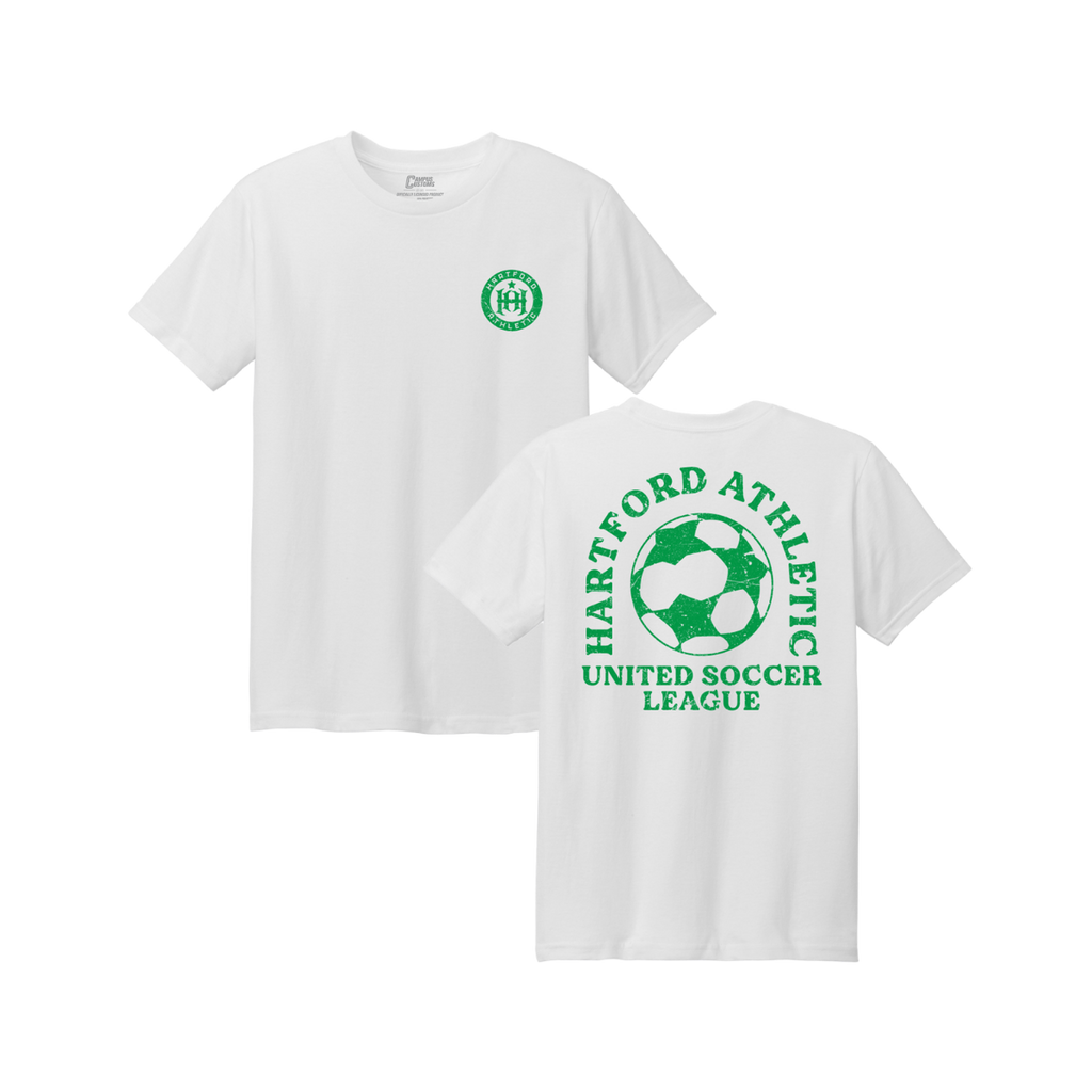 Hartford Athletic Retro League T-Shirt White Both
