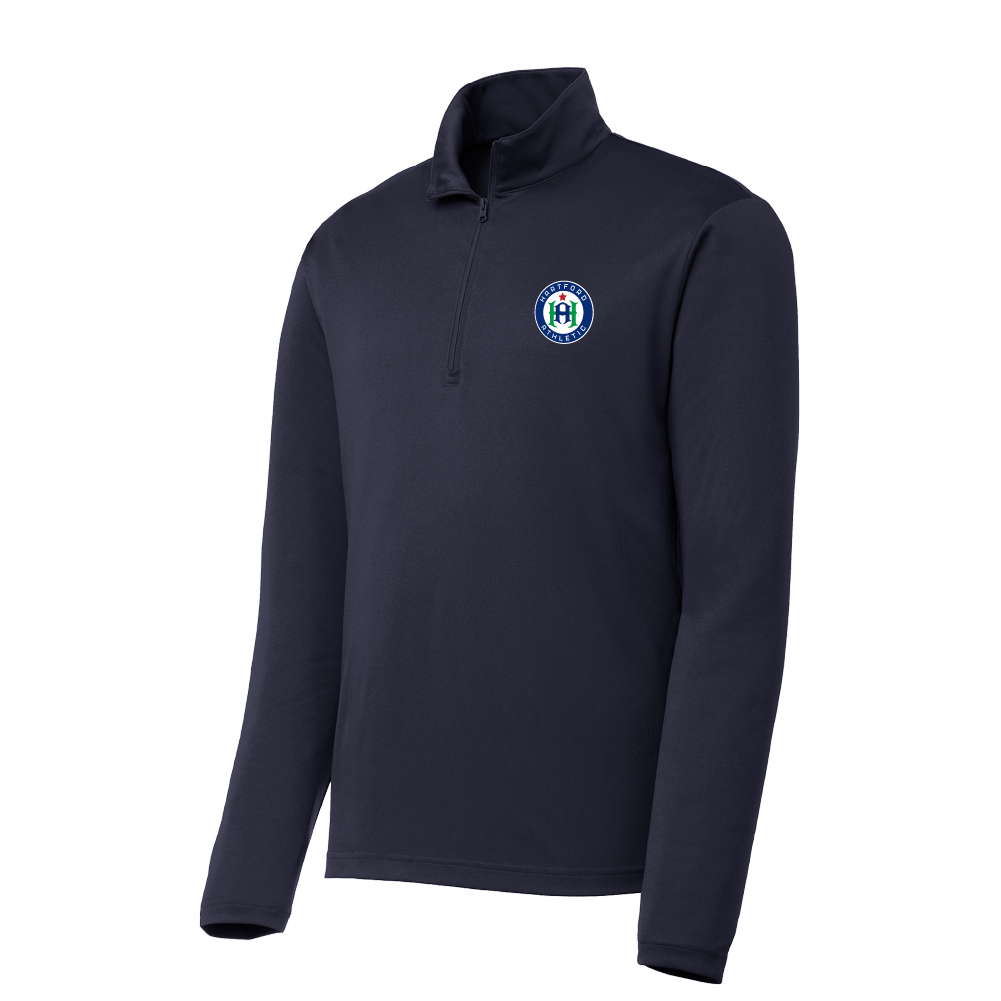 Hartford Athletic Signature Crest 1/4 Zip Navy