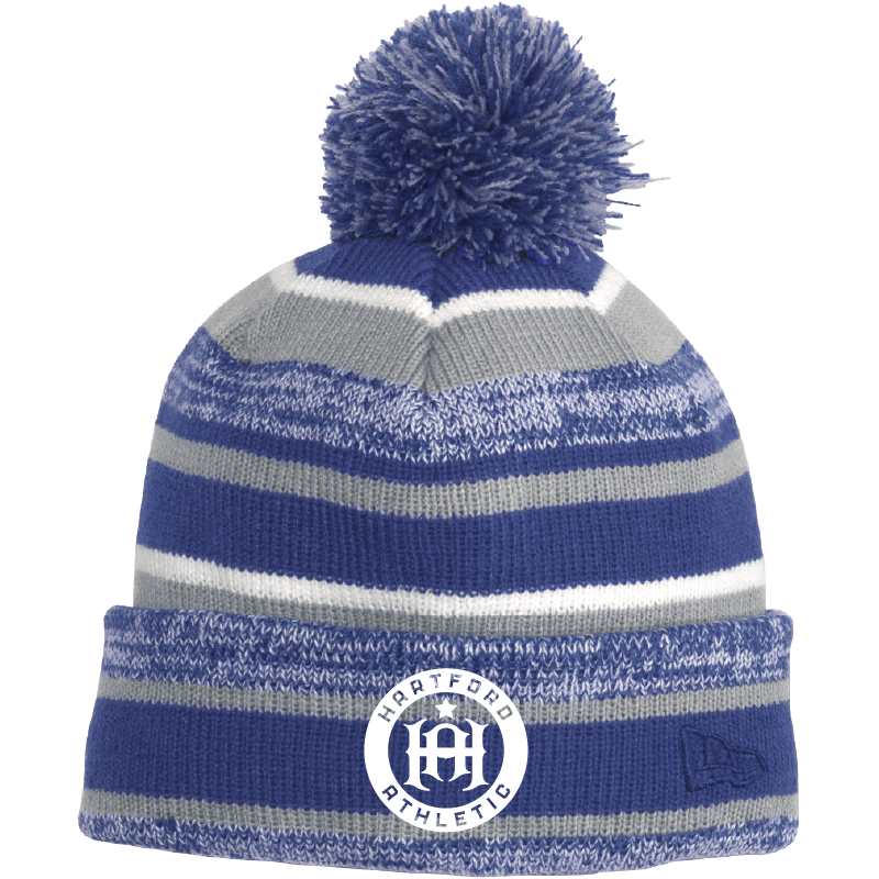 Hartford Athletic Signature Crest Embroidered Pom Beanie
