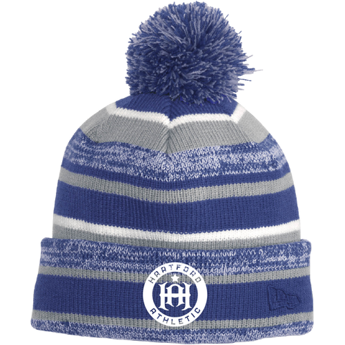 Hartford Athletic Signature Crest Embroidered Pom Beanie