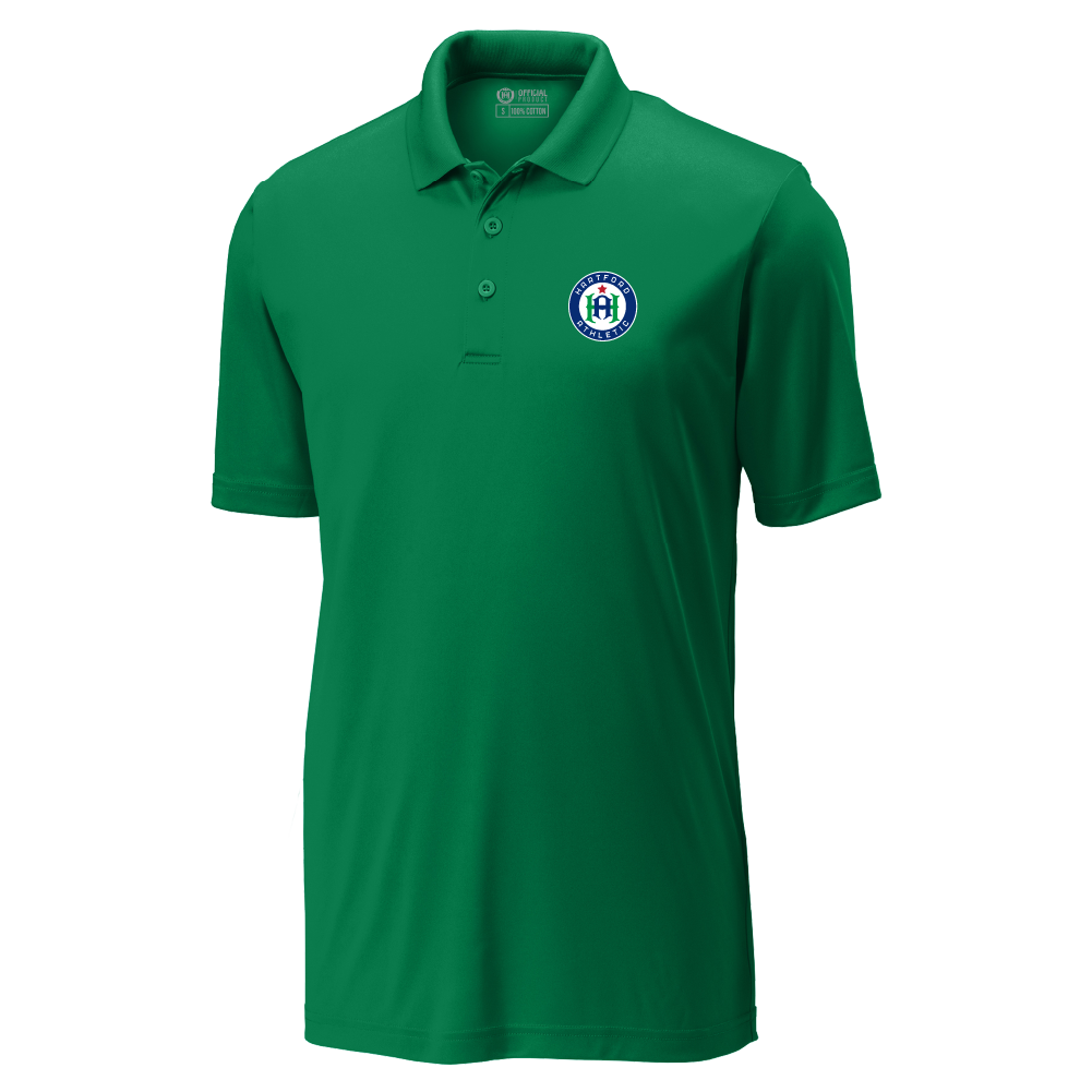 Hartford Athletic Signature Crest Polo Kelly Green