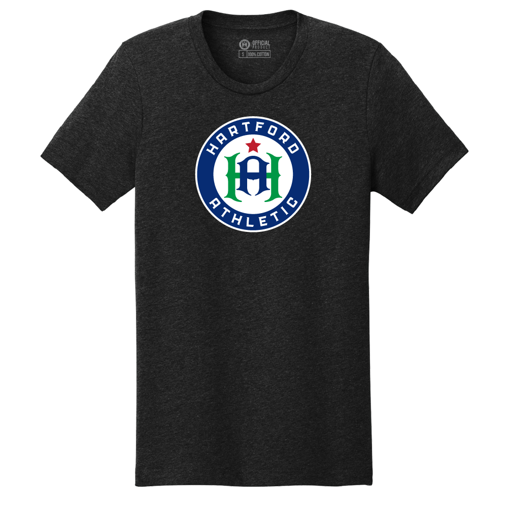 Hartford Athletic Signature Crest T-Shirt Black Heather