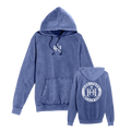 Hartford Athletic Signature Crest Vintage Wash Hoodie Vintage Denim Both