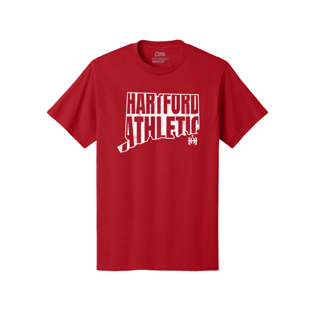 Hartford Athletic State T-Shirt Red