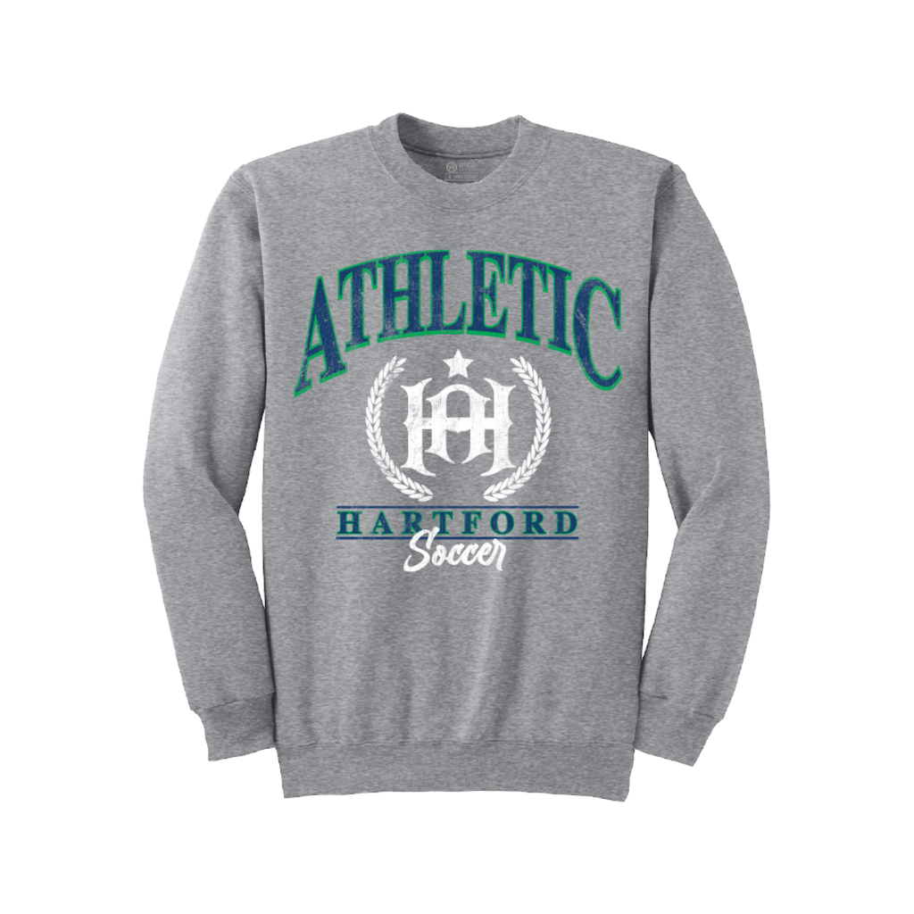 Hartford Athletic Vintage Crest Crewneck Athletic Heather