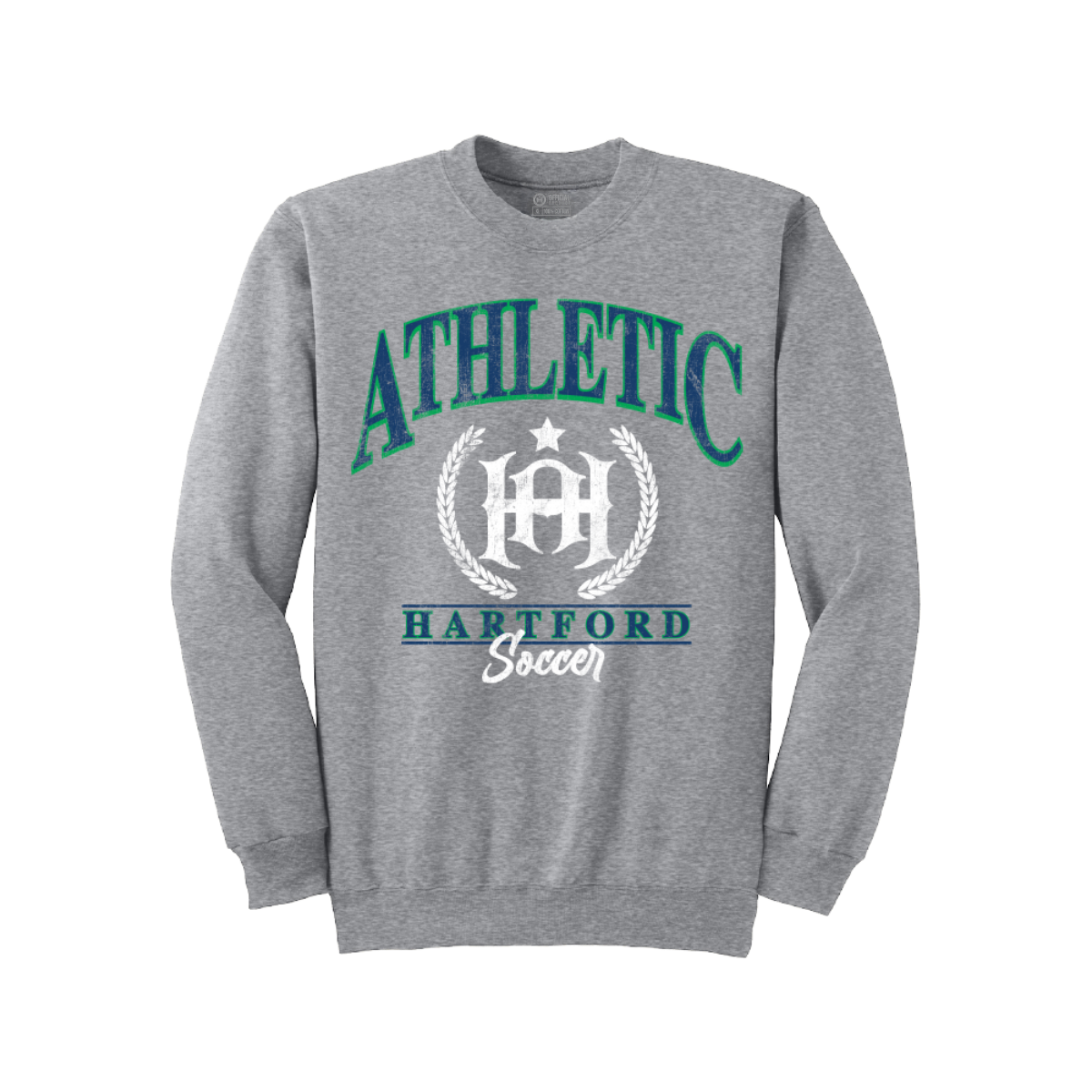 Hartford Athletic Vintage Crest Crewneck Athletic Heather