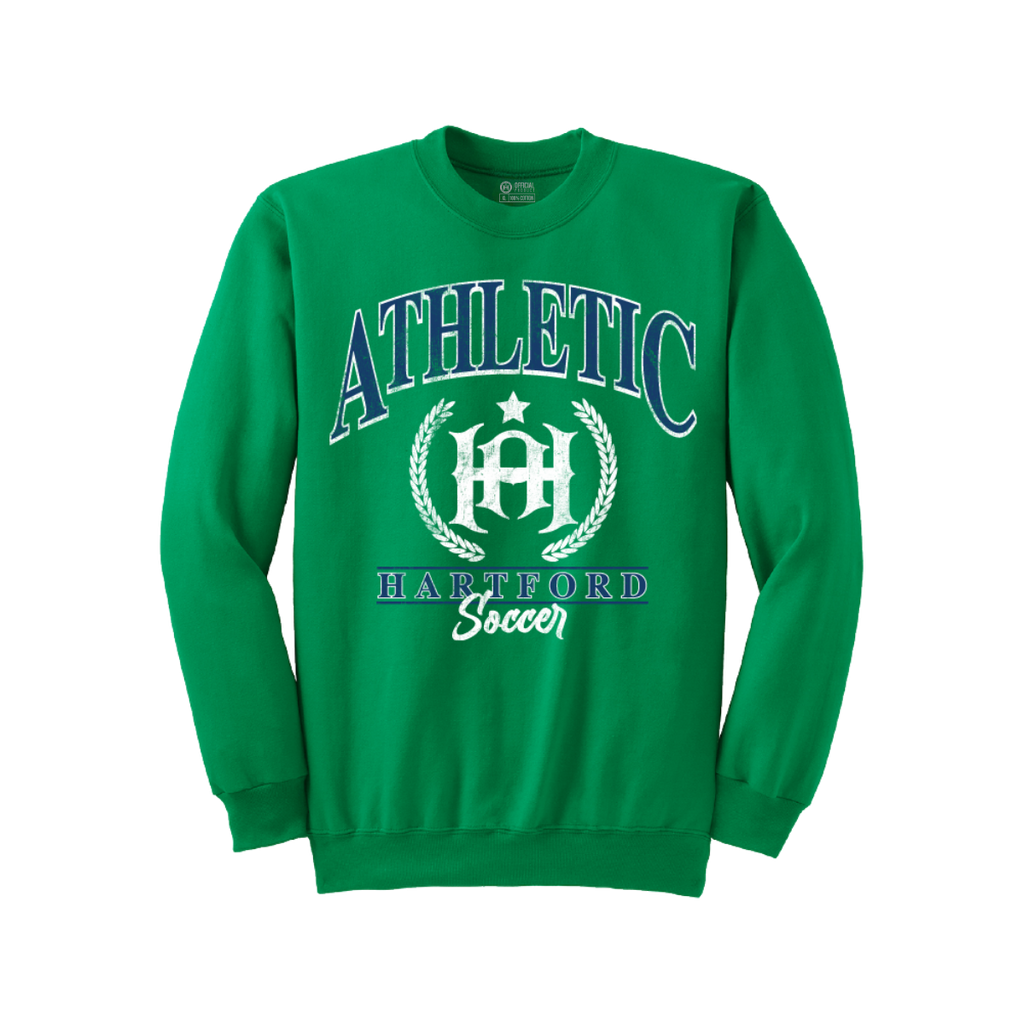 Hartford Athletic Vintage Crest Crewneck Kelly