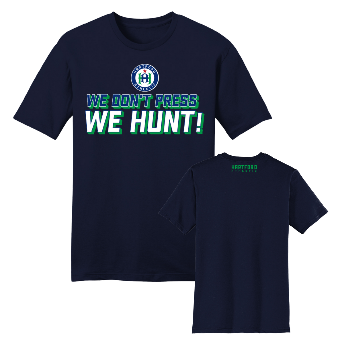 Hartford Athletic We Don't Press Stripes T-Shirt