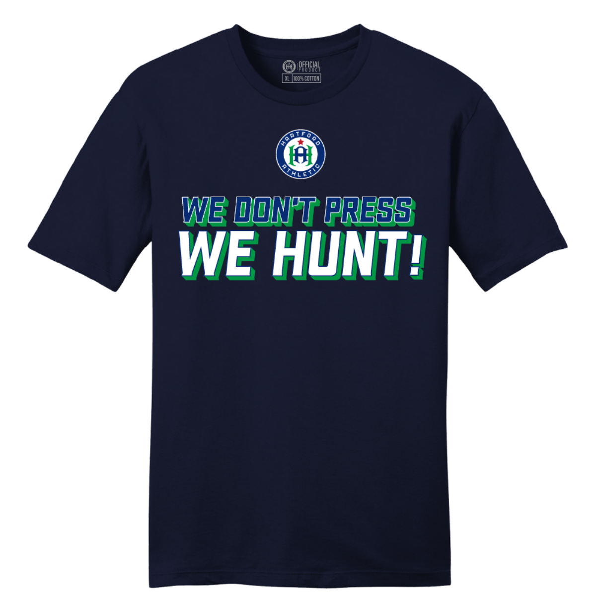 Hartford Athletic We Hunt T-Shirt Front