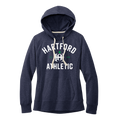Hartford Athletic Womens Classic Wordmark Hoodie Navy
