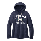 Hartford Athletic Womens Classic Wordmark Hoodie Navy