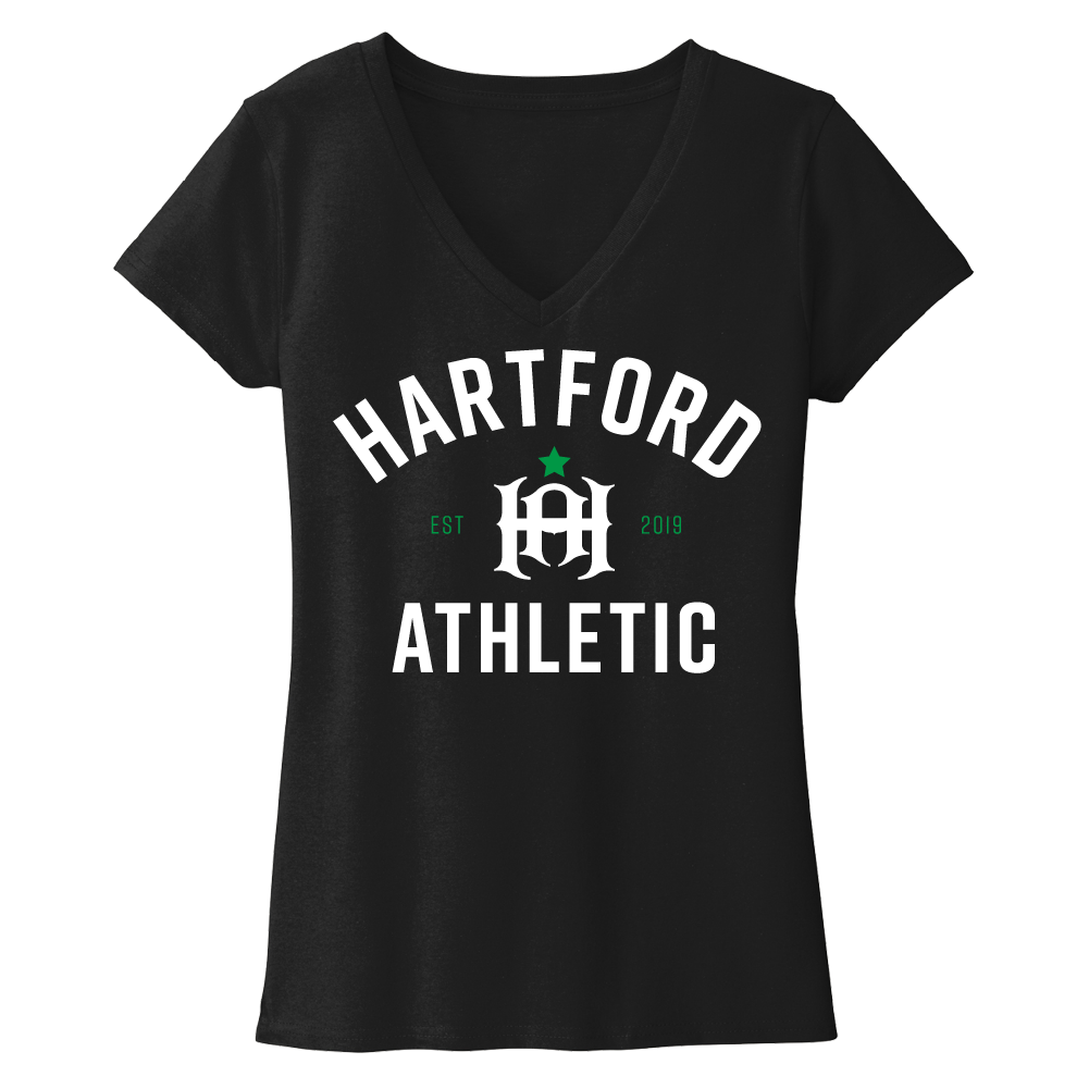 Hartford Athletic Womens Classic Wordmark T-Shirt Black