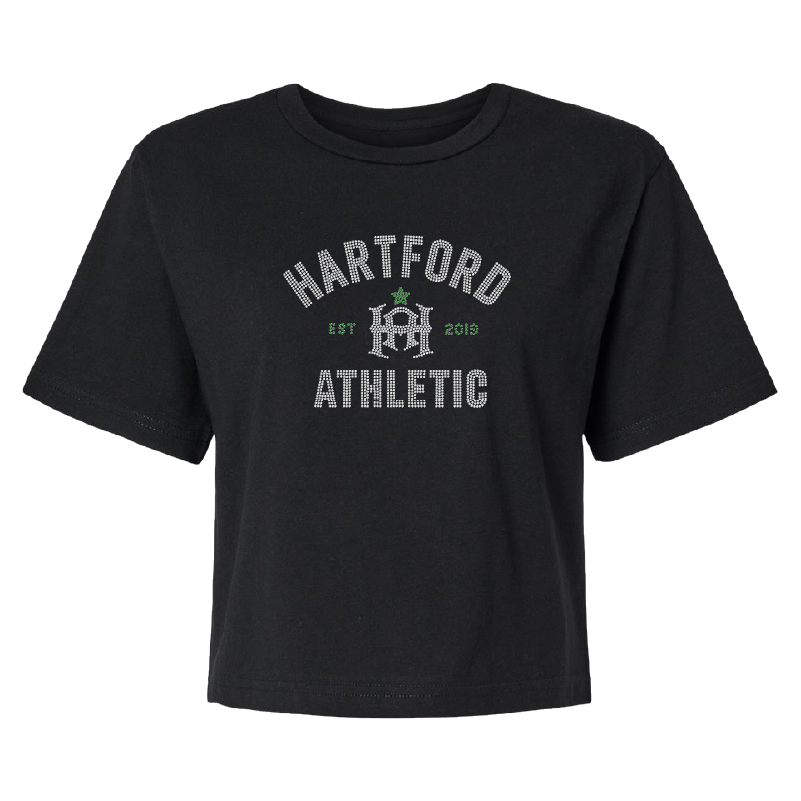 Hartford Athletic Womens Established Spangle T-Shirt Black