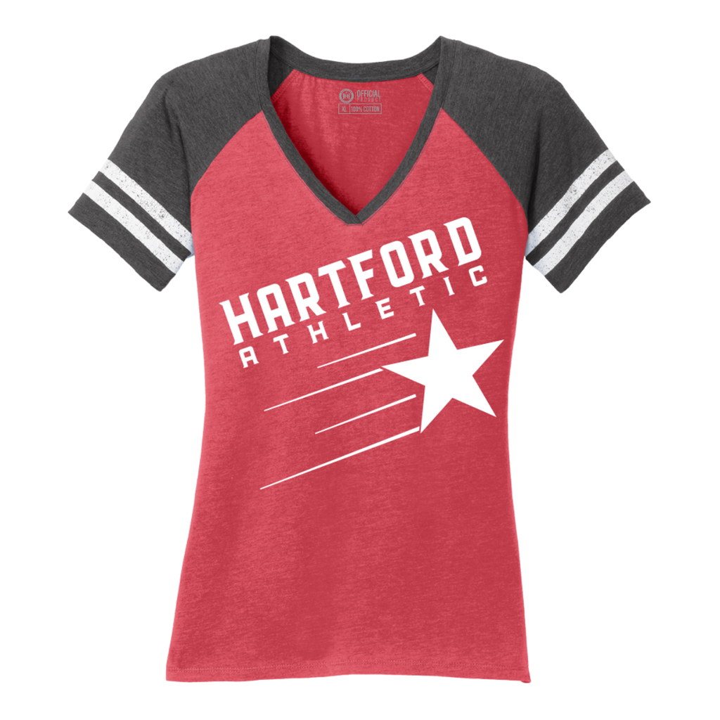 Hartford Athletic Womens Game Day Star T-Shirt Red