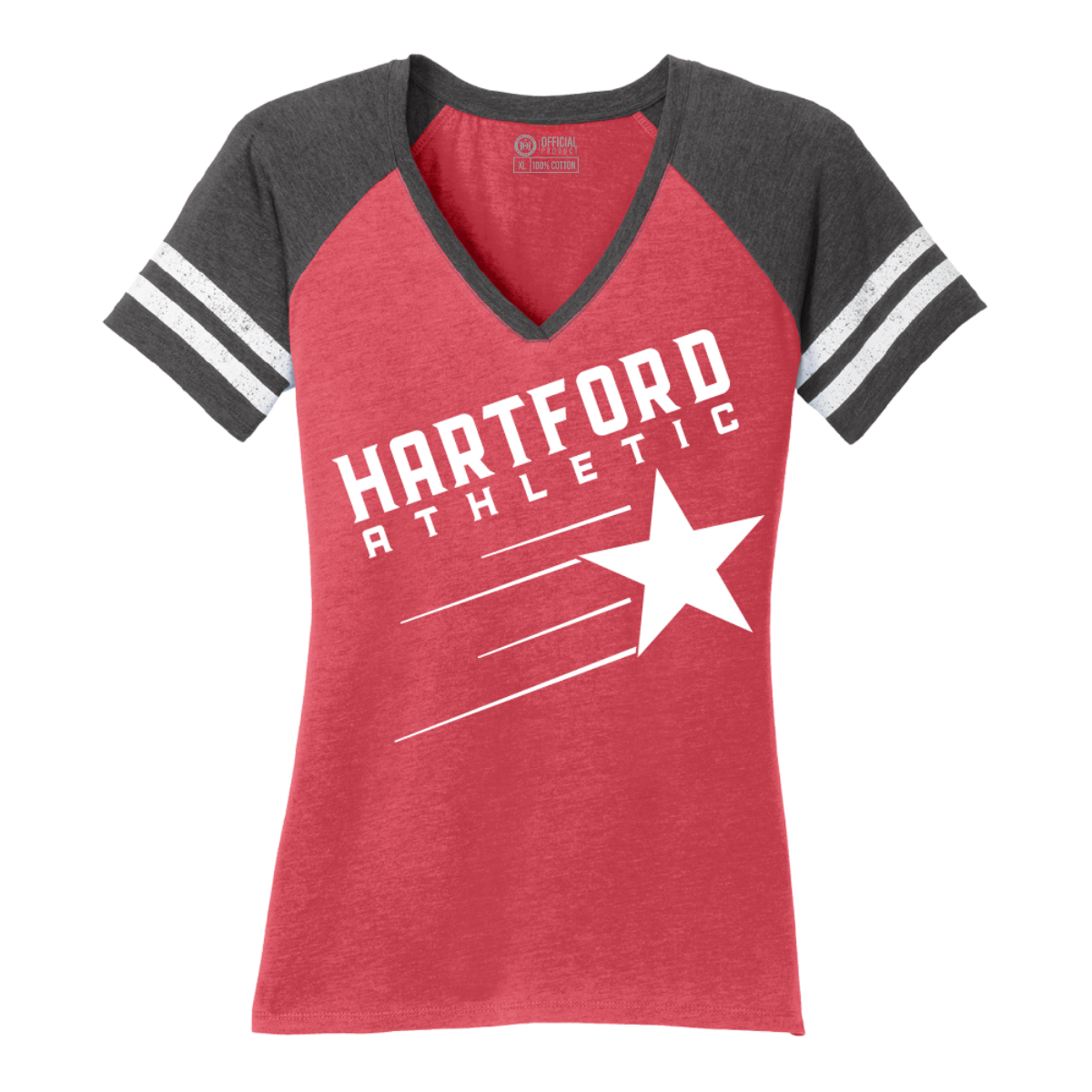 Hartford Athletic Womens Game Day Star T-Shirt Red