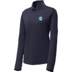 Hartford Athletic Womens Signature Crest 1/4 Zip Navy