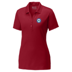 Hartford Athletic Womens Signature Crest Polo Deep Red