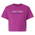 Hartford Athletic Womens Wordmark Spangle T-Shirt Super Pink