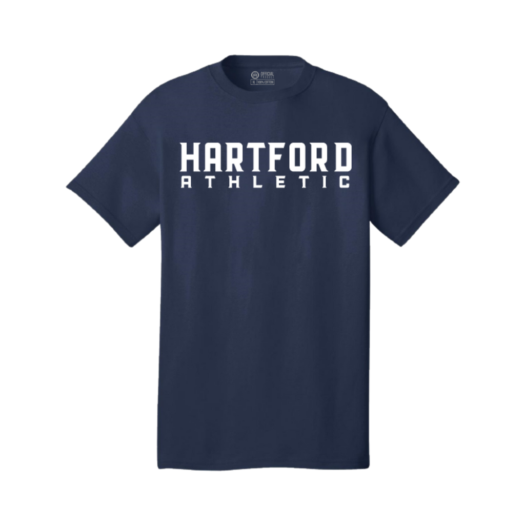 Hartford Athletic Wordmark T-Shirt Navy