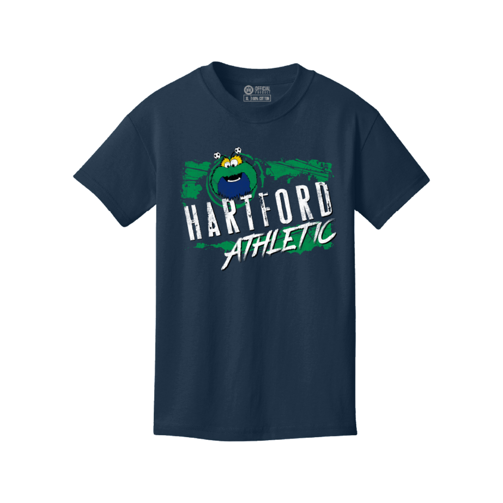 Hartford Athletic Youth Dillon Splash T-Shirt Navy