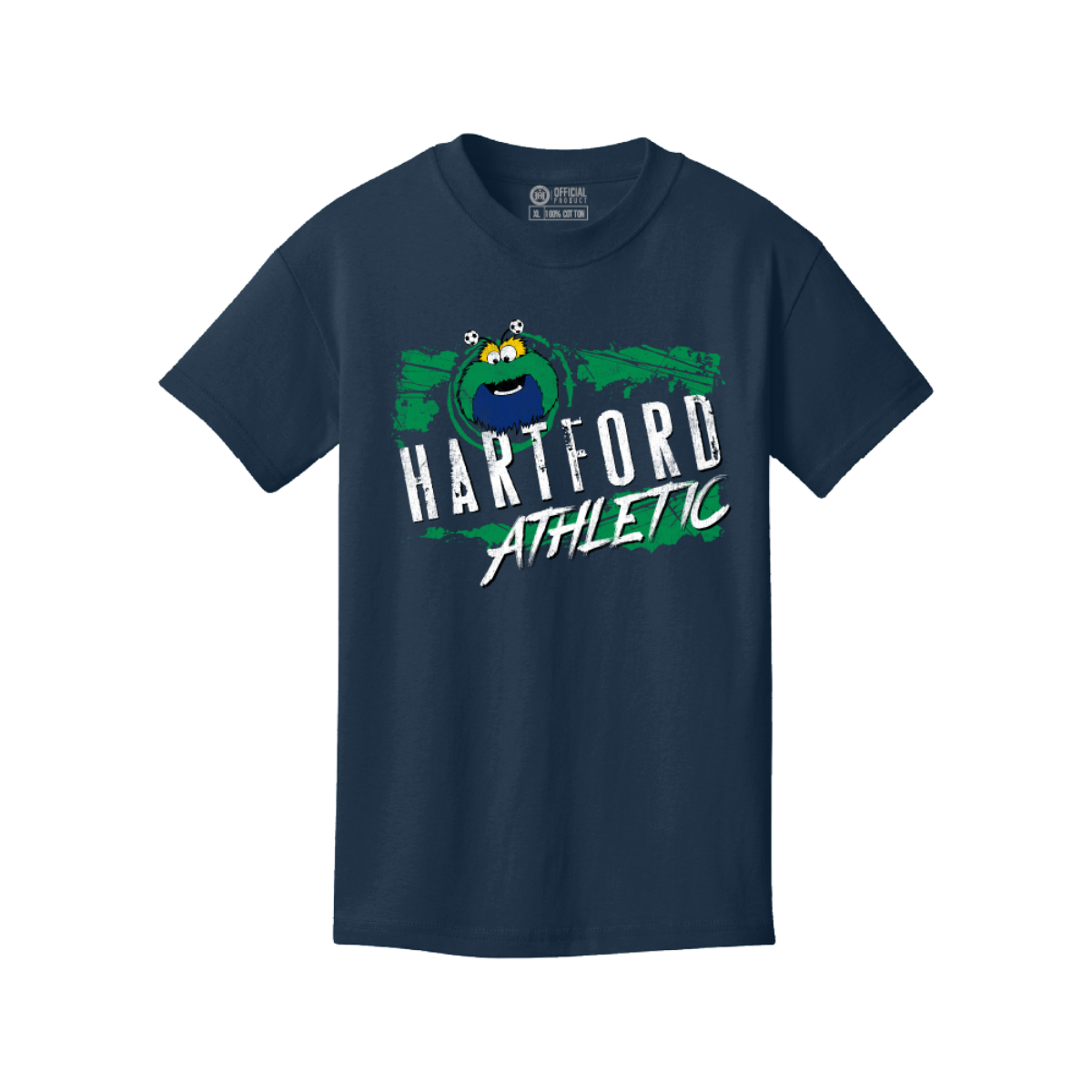 Hartford Athletic Youth Dillon Splash T-Shirt Navy